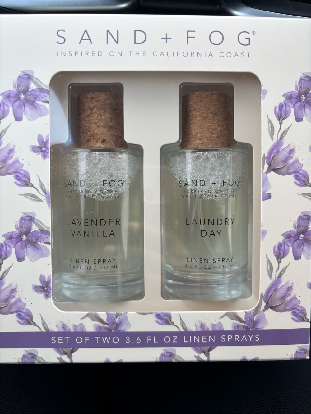 Sand + Fog Lavender Vanilla & Laundry Day Linen Spray Set